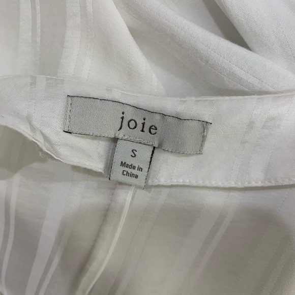 Joie Cadmar Illusion Chevron Stripe Blouse - Picture 5 of 7